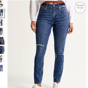 Abercrombie & Fitch Curve Love High Rise Skinny Jean 28L/6L